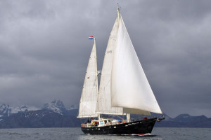Anne-Margaretha vor den Lofoten