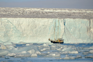 Meander vor Gletscherkante
