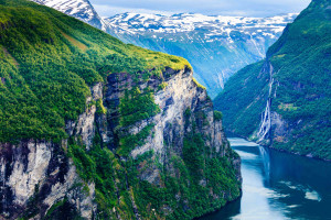 Ausblick Geirangerfjorden