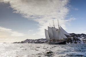 Rembrandt van Rijn, full sails, Greenland, Arctic